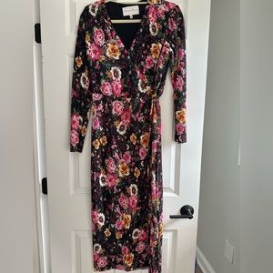Charles Henry floral wrap dress, size small
